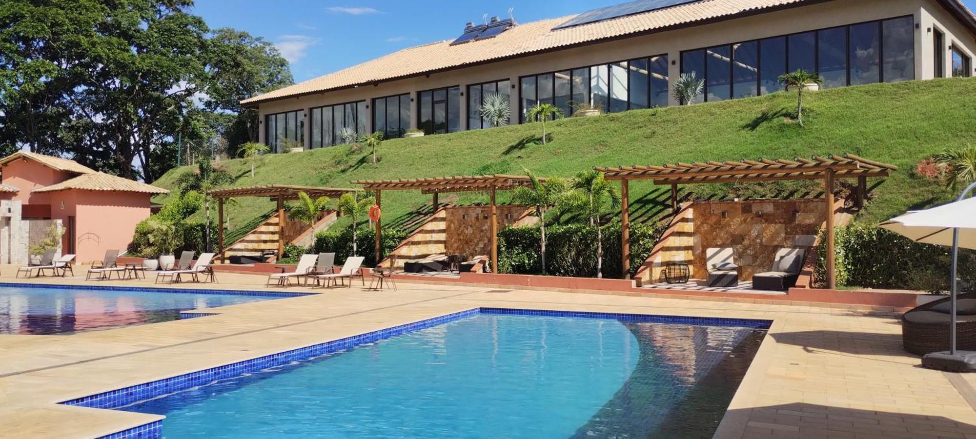 Hotel Chales Capitanias Águas de Lindóia Esterno foto